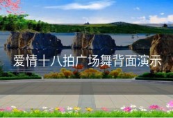 爱情十八拍广场舞背面演示