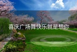 喜庆广场舞快乐就是想你