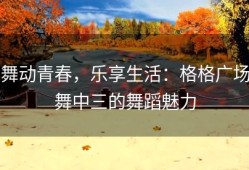 舞动青春，乐享生活：格格广场舞中三的舞蹈魅力