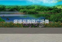 娜娜挺胸跳广场舞