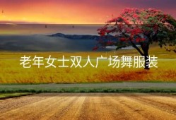 老年女士双人广场舞服装