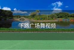 下路广场舞视频