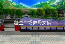 糖豆广场舞母女俩