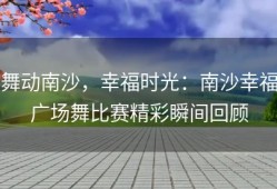 舞动南沙，幸福时光：南沙幸福广场舞比赛精彩瞬间回顾
