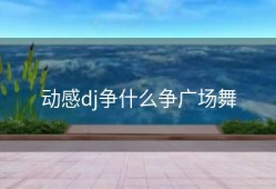 动感dj争什么争广场舞