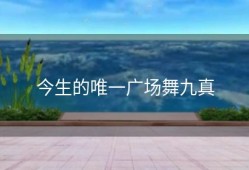 今生的唯一广场舞九真