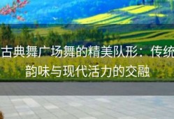 古典舞广场舞的精美队形：传统韵味与现代活力的交融