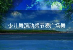 少儿舞蹈动感节奏广场舞