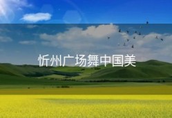忻州广场舞中国美
