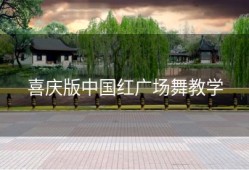 喜庆版中国红广场舞教学