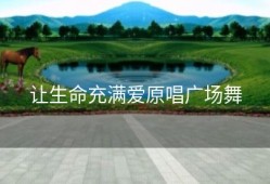 让生命充满爱原唱广场舞