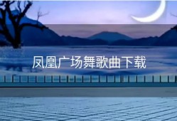 凤凰广场舞歌曲下载