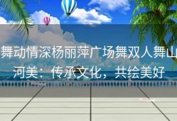 舞动情深杨丽萍广场舞双人舞山河美：传承文化，共绘美好