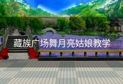 藏族广场舞月亮姑娘教学