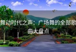舞动时代之声：广场舞的全部歌曲大盘点