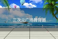 三次元广场舞背面