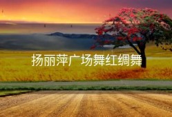 扬丽萍广场舞红绸舞