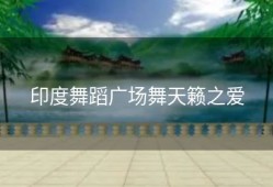 印度舞蹈广场舞天籁之爱