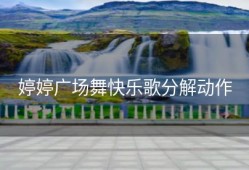 婷婷广场舞快乐歌分解动作