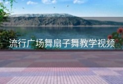 流行广场舞扇子舞教学视频