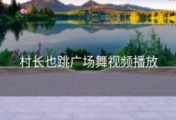 村长也跳广场舞视频播放