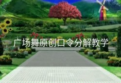 广场舞原创口令分解教学