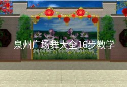 泉州广场舞大全16步教学