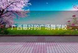 广西最好的广场舞学校