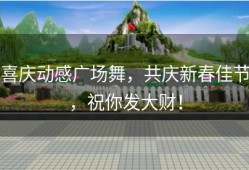 喜庆动感广场舞，共庆新春佳节，祝你发大财！